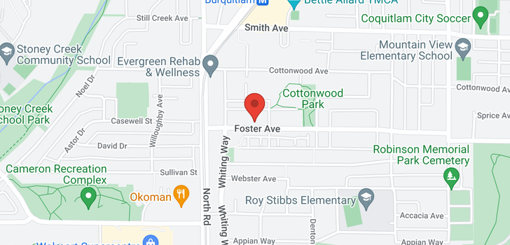map of 1007 525 FOSTER AVENUE